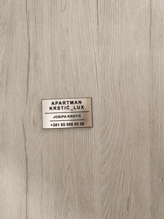 Krstic_Lux Apartman Subotica Exterior foto